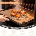 thumbnail image 6 of Atefa Round Cooking Rack, 3 Pcs Stainless Steel Baking Cooling Steaming Grilling Rack, Fits Air Fryer/Stockpot/Pressure Cooker/Round Cake Pan, Oven & Dishwasher Safe (7.5 + 9 + 10.5 Inch), 6 of 7