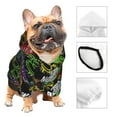 thumbnail image 3 of Fotbe Game Joysticks Sudadera con Estampado para Perros Pequeños – Suéter con Capucha para Mascotas, Tela Suave de Forro Polar con Bolsillo-X-Small, 3 of 7