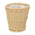 thumbnail image 2 of Cesta de maceta tejida para plantas de interior y exterior, maceta de ratán de imitación de plástico para suculentas, almacenamiento y decoración del hogar, 2 of 5