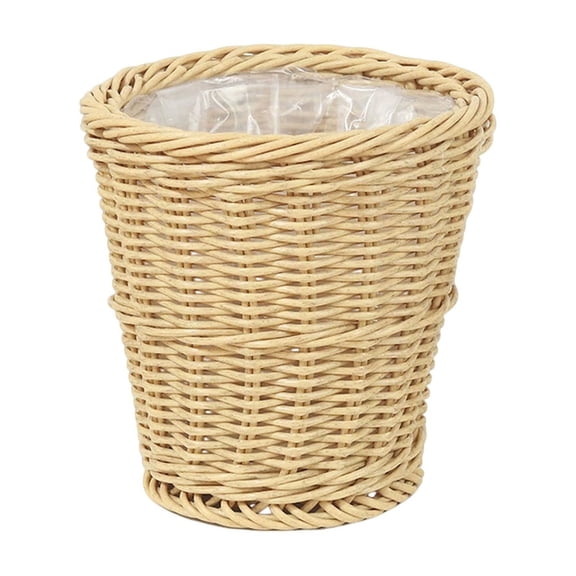 Cinvoph Weaving Plant Pot Basket Indoor Outdoor Multi Purpose Planter Basket for Flowers Green Plants Home Garden Balcony Decor 8"
