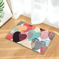 thumbnail image 4 of 40*60cm Flowers Heart Pattern Anti-Slip Carpet Door Mat Doormat Outdoor Kitchen Living Room Floor Mat Rugs, 4 of 5