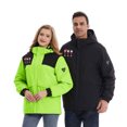 thumbnail image 4 of Chaquetas y abrigos de piel sintética con capucha y manga larga, con calefacción inteligente por USB, temperatura constante, resistente al viento, talla grande, para hombre y mujer, invierno, 4 unidad, 4 of 4