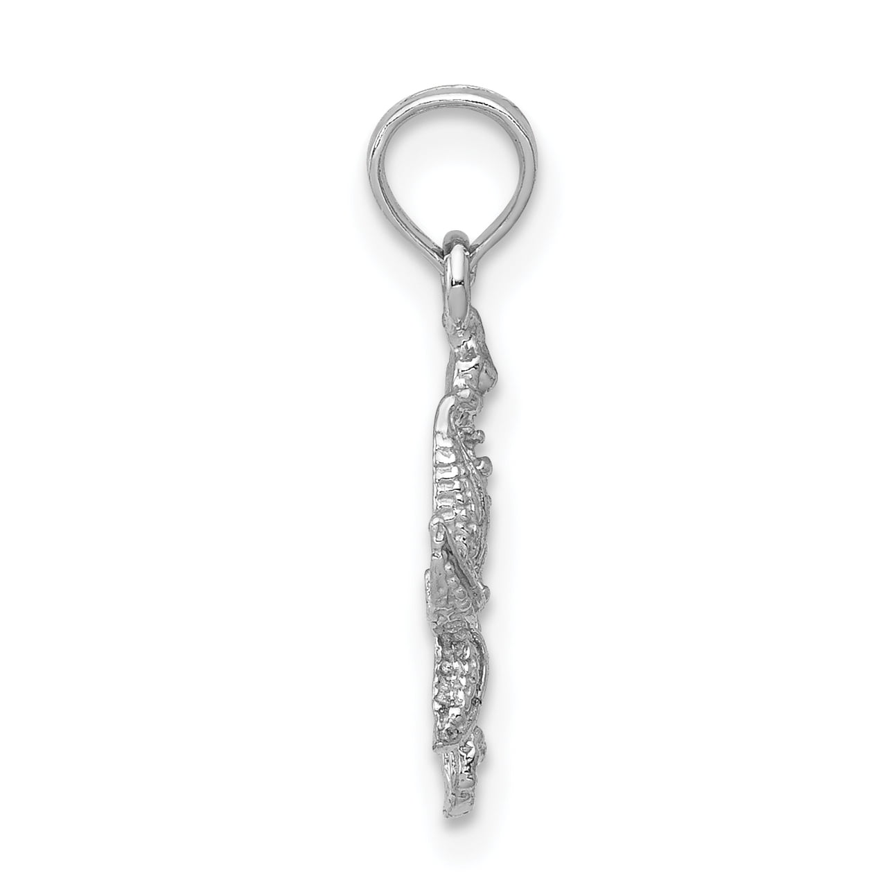 Details about   Lex & Lu 14k White Gold Solid Seahorse and Starfish Pendant