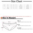 thumbnail image 2 of MuZeFu Thongs for Women Black Women's Solid Lace Plus Size High Waist Leak Proof Crotch Shorts Underwear Panties, 2 of 2