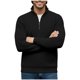 thumbnail image 2 of Ceisia Men Solid Color Long Sleeve Zippered Hooded Sporty Casual Daily Gift Outdoor Athletic Top, 2 of 6