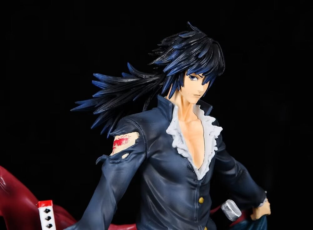 New Tomioka Giyuu (cloak Ver) Character Anime Model Statue Action Figures Desktop Ornament Popular Decorations Fan Souvenirs Creative Gift Collectable