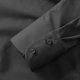thumbnail image 4 of Russell Collection- Camisa entallada de manga larga de popelín y fácil cuidado de poliéster y algodón para mujer (Negro), 4 of 5