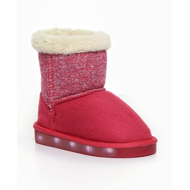 The Lakeside Collection Toddler Girls Girls Light Up Winter Boots