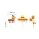 thumbnail image 5 of Wosthever Banner Decoraciones para fiestas mexicanas Diseño hueco Bunting Fiesta Photo Props Celebración Carnaval Festival Suministros bell 3 Type3 NO3, 5 of 6