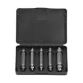 thumbnail image 1 of Kit de herramientas extractoras de pernos de Metal de doble cabezal, removedor de tornillos sin cabeza, 5 uds., con caja de plástico, 1 of 5