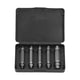 thumbnail image 1 of Kit de herramientas extractoras de pernos de Metal de doble cabezal, removedor de tornillos sin cabeza, 5 uds., con caja de plástico, 1 of 5