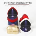 thumbnail image 5 of Heart Ring Pendant Box Vintage Luminous Flip Cover Box Jewelry Proposal Engagement Wedding Ceremony Gifts Box 2024 08 as shown, 5 of 6