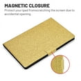 thumbnail image 2 of Lenovo Tab M10 FHD Plus 10.3" Case, Dteck Multi-angle Viewing Stand Glitter PU Leather Folio Case With Built-in Card Slots / Auto Wake Sleep, Gold, 2 of 5