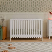 daVinci Sammy Scallop 4 in 1 Convertible Crib, White