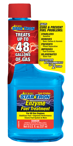 Star Brite Star Tron Enzyme FuelTreatment, 8 oz, Treats 48 Gallons
