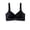 c01Black, variant on Womens Adjustable Breathable Thin Bras with Support and Lift Push Up Seamless Bras Comfort Soft Yoga Bralette Smoothing Bra Black M