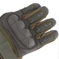 thumbnail image 2 of Motorcycle Gloves Hard Knuckle Breathable Good Grip Anti Slip Full Finger Powersports Gloves for Lumbering Heavy Industry Green XL, 2 of 4