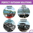 thumbnail image 6 of ERKUL Roof Rack Cross Bars for Subaru Forester 2014-2019 | Anti-Theft Lock Aluminum Crossbars for Rooftop, Cargo Carrier, Luggage, Kayak, Canoe, Bike | Silver, 6 of 7