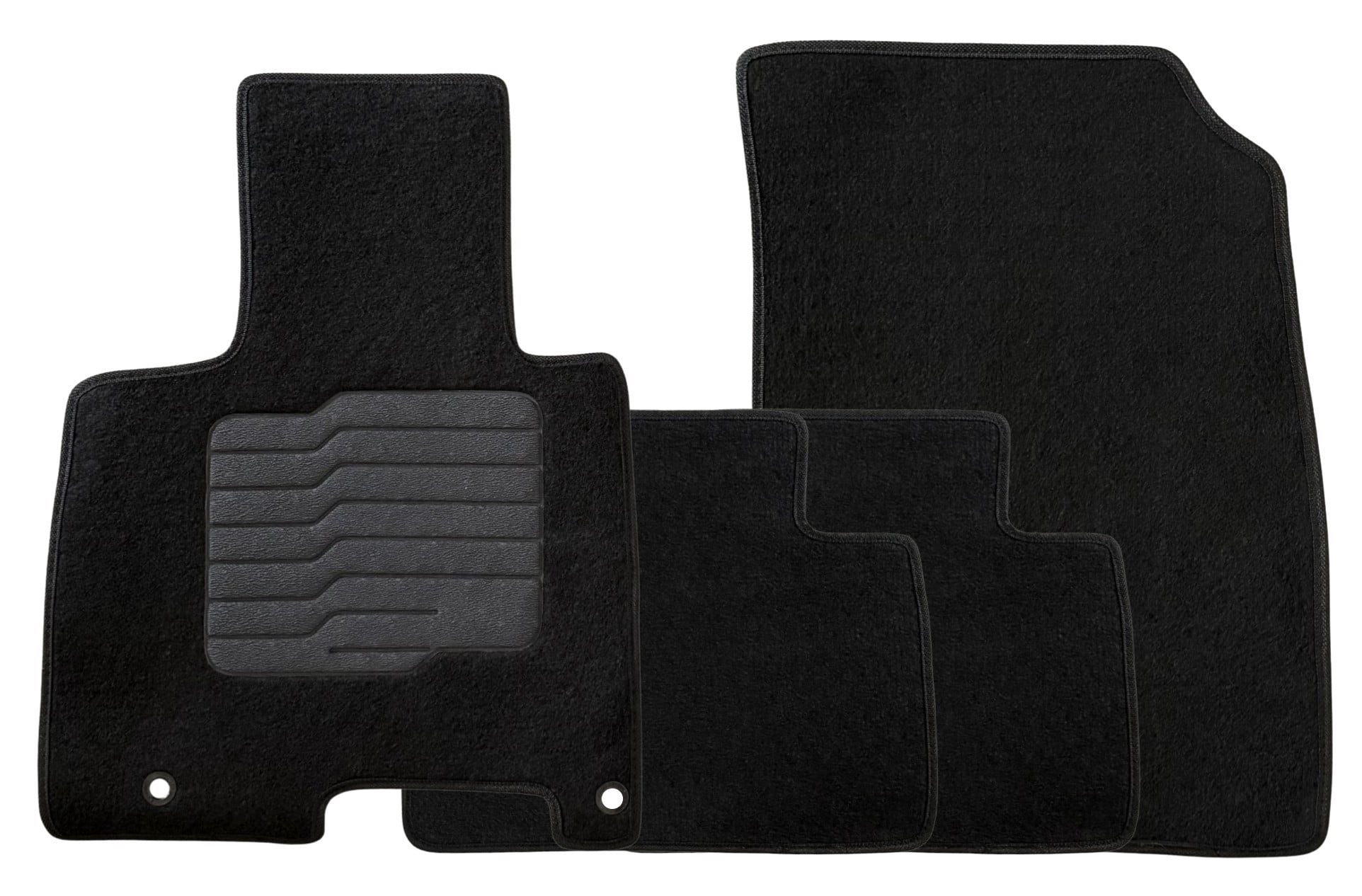 Carpet Floor Mats Fit for 2022 to 2026 Hyundai Tucson, Front and Rear, Black - ecoMats
