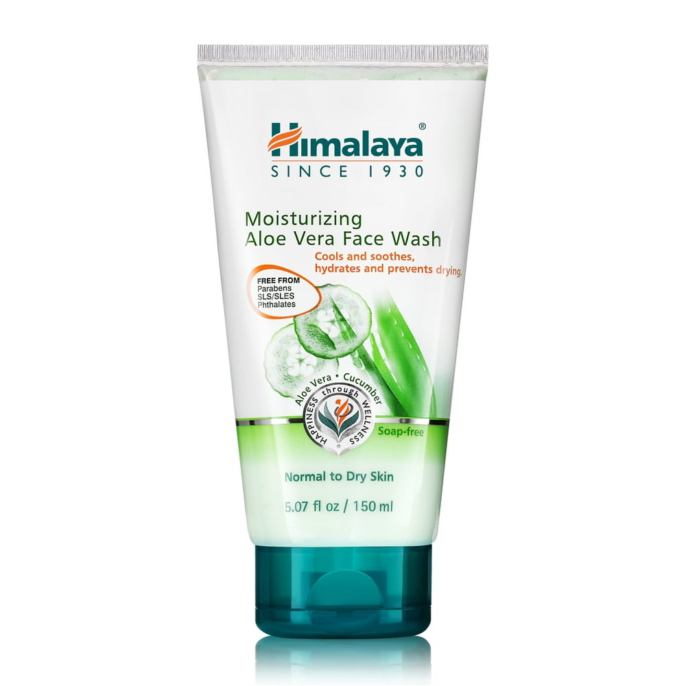 Himalaya Moisturizing Aloe Vera Face Wash for Smooth, Clean, Hydrated