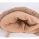 thumbnail image 5 of Sombreros de invierno para mujer, con orejeras y forro polar, de punto, con gran circunferencia de la cabeza., 5 of 8
