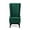 Retro Green, variant on Holaki 28.5" High Back Velvet Arm Chair, Wide Wing Back Accent Side Chair, Retro Green