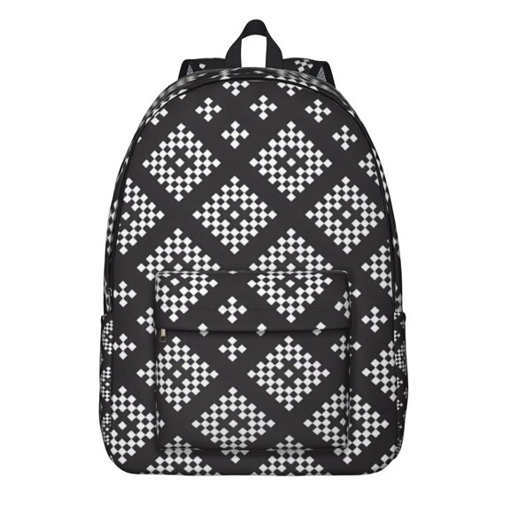 Vintage Style Bohemian Backpack Unisex, Spacious Boho Bookbag with Front Pocket, Durable Daypack for College, High School, Work, Travel, Vacation, Excellent Gift Choice
