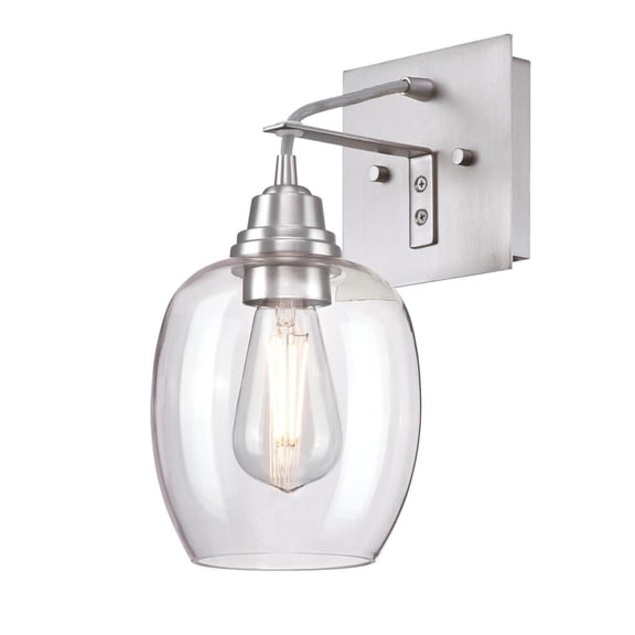 Westinghouse Lighting - Eldon - One Light Wall Mount  Brushed Aluminum Finish