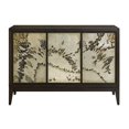 thumbnail image 1 of Home Fare Abstrait Trois Portes Buffet avec Rangement Intérieur en Brun, 1 of 11