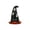 B, variant on Halloween Ceramic Witch Hat Pumpkin Light Up Figurine, Hollow Out Candle Glowing LED Night Light, Spooky Tabletop Decor Statue for Fall, Festive Ornament for Home Shelf Mantel Halloween Party