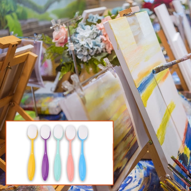 5 uds pinceles de mezcla para la herramienta de aplicación de tinta de pintura de álbum de recortes DIY (B L) Ndcxsfigh Para estrenar