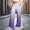 Purple plus size wide leg pants a1, variant on Cagogo Women Plus Size Wide Leg Flowy Pants with Pockets Tie Dye Casual Loungewear Long Drawstring Trousers Party Beach Vacation, Green L