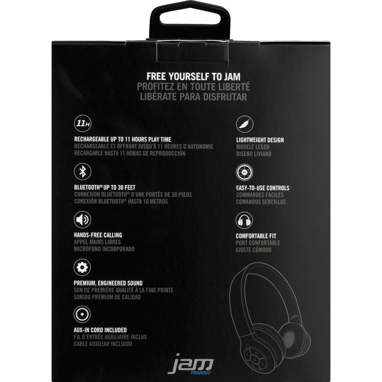 Jam Transit Bluetooth Wireless Headphones 1.0 CT Walmart