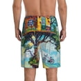 thumbnail image 6 of KLL Whimsical Treehouse Painting for Men's 1-Pack Shorts,Sleep Pajama Shorts for Men Soft Pj Shorts Men's Pajama Bottoms Sleepwear -3X-Large, 6 of 7