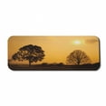 thumbnail image 1 of Tree Computer Mouse Pad, Desert Tree on Sunset Sunny Hot Summer Day Safari Horizon Scenery Picture Print, Rectangle Non-Slip Rubber Mousepad Large, 31" x 12" Gaming Size, Orange Brown, by Ambesonne, 1 of 2