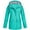 Green, variant on Women's Waterproof Solid Rain Jacket Outdoor Plus Size Lightweight Hooded Windbreaker Packable Windproof Loose Coat Active Outdoor Raincoat