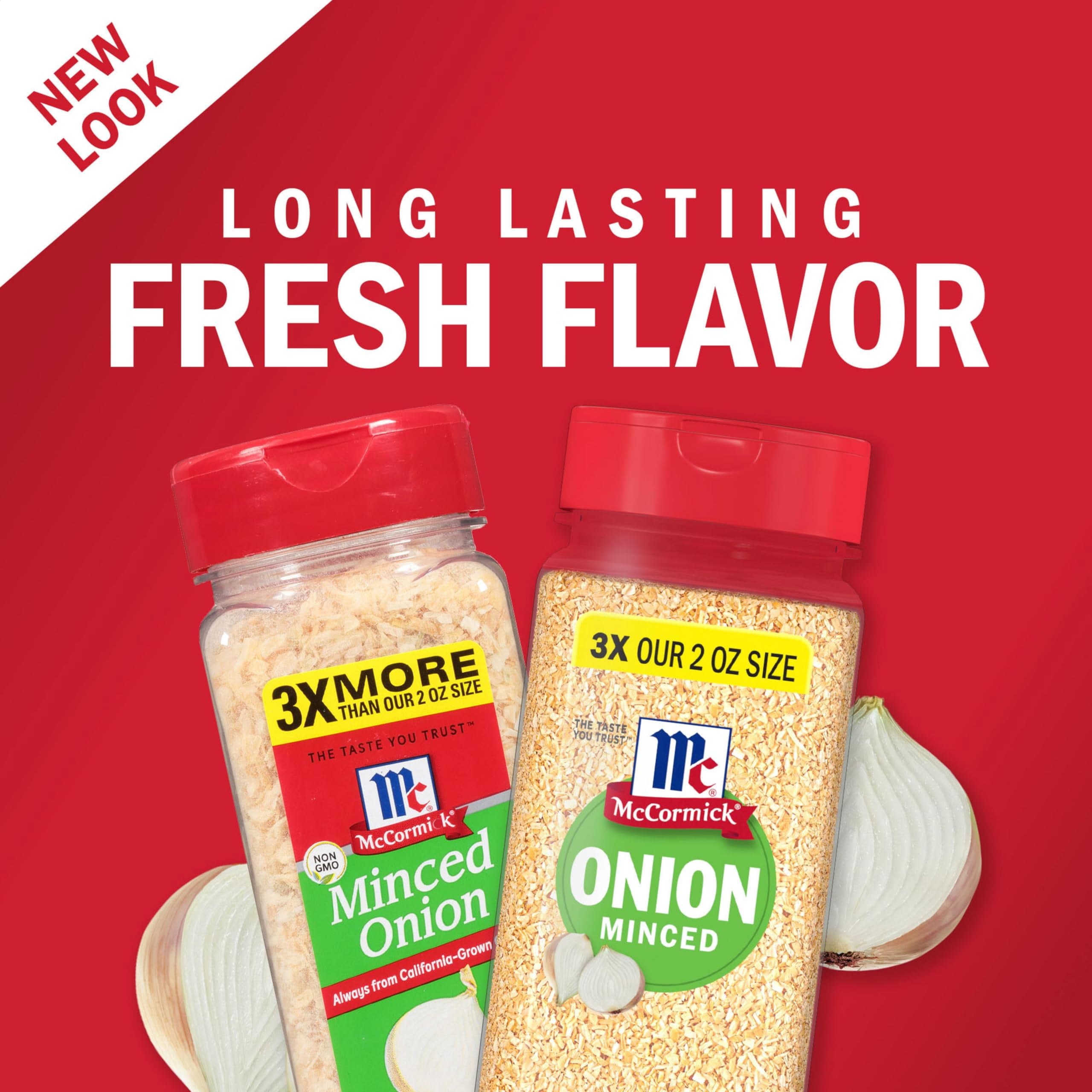 Pack of 2 - Mccormick Minced Onion, 6.37 Oz Packaging May Vary