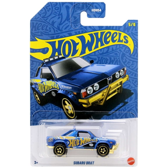 Hot Wheels 2025 Blue & Gold Subaru Brat Diecast Car