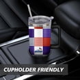 thumbnail image 7 of 40oz July 4th Handle Cup 🇺🇸,Stars & Stripes Stainless Steel Tumbler-Hand Wash Only, 7 of 7