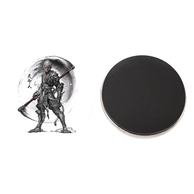Black : Licensed Edition Fridge Magnet