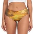 thumbnail image 1 of Fotbe Sunflower Sunset Rainfall Calzones Estampados para Mujer – Ropa Interior de Algodón, Cómoda, Suave y Elástica-XX-Large, 1 of 6
