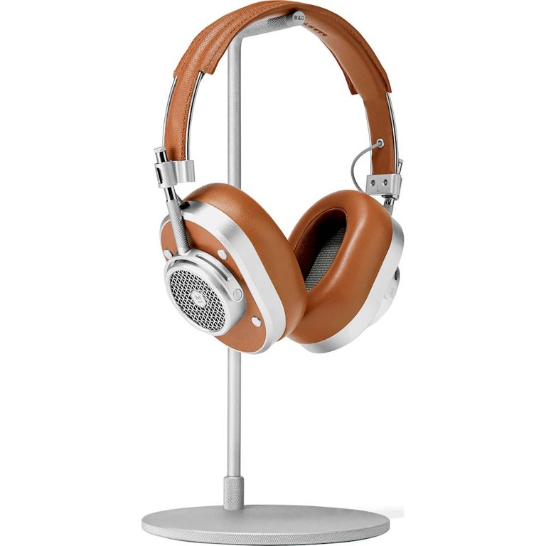 Master & Dynamic - MH40 Wireless Over-the-Ear Headphones - Silver/Brown