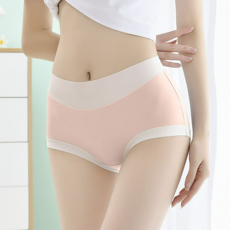 adviicd Cotton Panties for Women Cotton High Waist Underwear Soft Briefs  Comfy Breathable Ladies C Section Panties White Large 