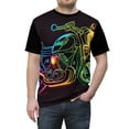 thumbnail image 5 of 1970's Retro Neon Lights Classic Motorcycle - S-3XL T-Shirt, 5 of 7