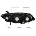 thumbnail image 6 of DNA Motoring for 04-05 Honda Civic Sedan Coupe Smoked Housing Amber Corner Headlight Headlamp, 6 of 8