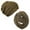 Brown, variant on ® Winter Warm Knitted Infinity Scarf and Beanie Hat Set, Light Gray