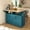 Blue, variant on Yoneston 55.7" Kitchen Island with Drop Leaf and Power Outlet, Rolling Kitchen Cart with Spice Towel Rack, Folding Storage Dining Table with 3 Drawers 2 Doors for Kitchen Dining Room, Black