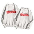 thumbnail image 4 of Sweatshirt for Couples Mens Sweatshirt Husband and Wife Matching Outfits Mens Sweatshirts Crewneck Lover Long Sleeve Sweater for Valentines Day Holiday Sweatshirts for Women, 4 of 4