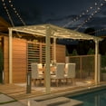 thumbnail image 2 of AECOJOY 8' x 8' Hardtop Gazebo Outdoor Aluminum Pergola ​For Garden, Patio, Backyard-​White, 2 of 7