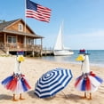 thumbnail image 5 of AYktou 4th Of July Porch Goose Outfit Set, 23 Inch High Lawn Goose Statue Patriotic Porch Costume Clothing Independence Day Garden Porch Clothes Including Headwear Necklace Gauzy Skirt Home Decor, 5 of 6